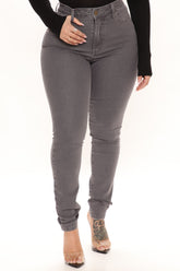 The Right Angles Skinny Jeans - Grey Ins Street